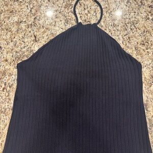 Lauren Navy Halter Top